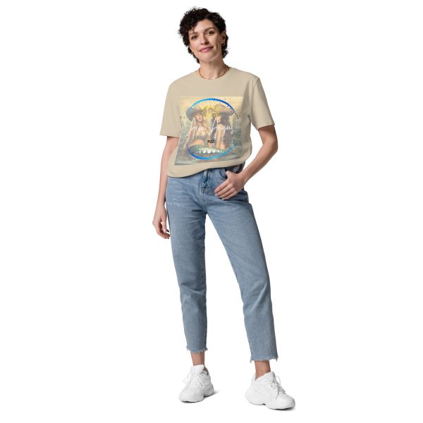 Cowgirl Mermaids - Unisex organic cotton t-shirt - Image 3
